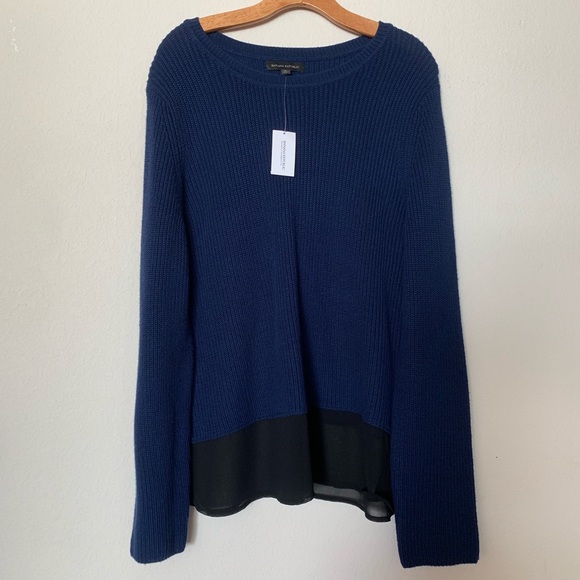 Banana republic sheer panel pullover - Picture 3 of 8